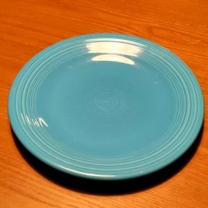 10.5" Fiestaware dinner plate in Peacock Blue